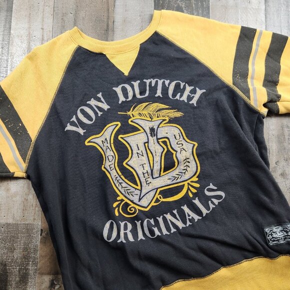 Mens Von Dutch Originals size XL Cotton Crewneck Pullover Sweatshirt - Picture 1 of 8